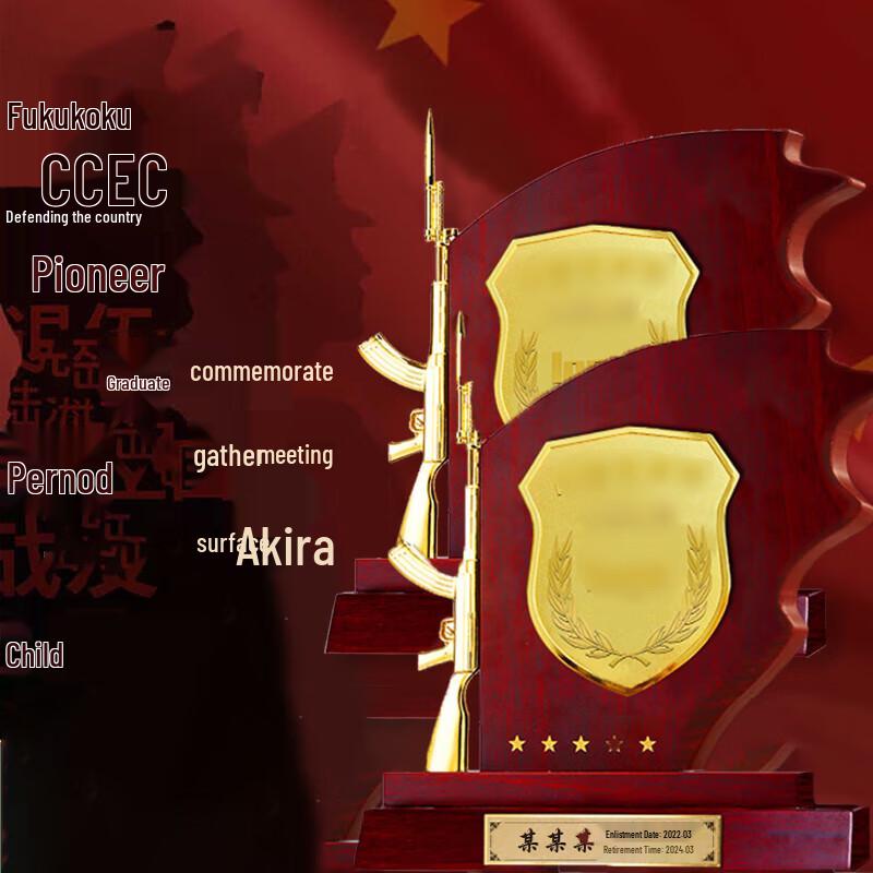 Military Retirement Commemorative Armband Ornament