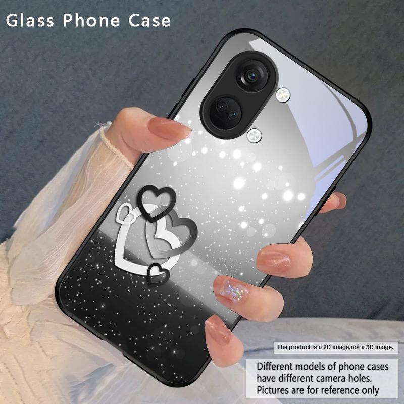Warm and romantic love For OnePlus Nord CE 2T 2 3 Lite N20 N30 6T 7 7T 8 8T 9 10 Pro 11R 12R 13R Ace 2V 5 Pro Glass Phone Case
