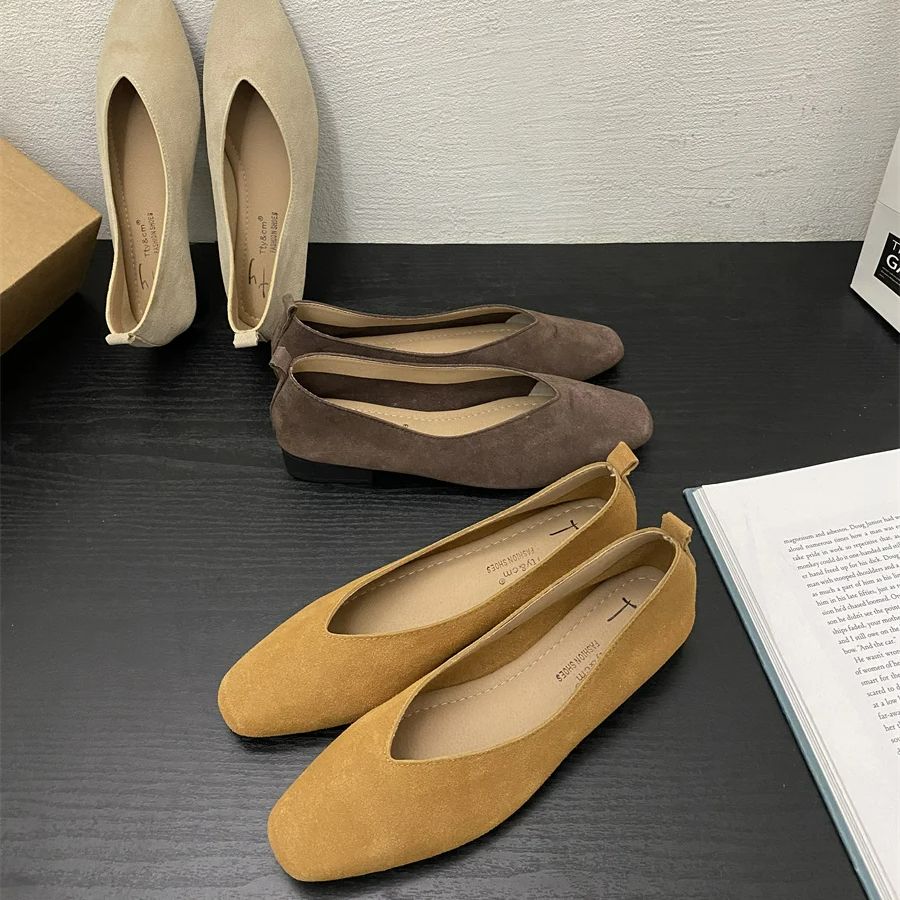 Fashion Bailamos Women Flats New Ballerinas Soft Leather Moccasins Slip On Retro Grandma Shoes Ladies mules Slippers Mujer