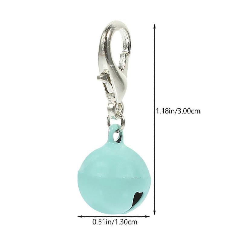 10 Pcs Dainty Necklace Pet Collar Bells Pet Pendant Bell Dog Training Bells Colorful Pet Bells