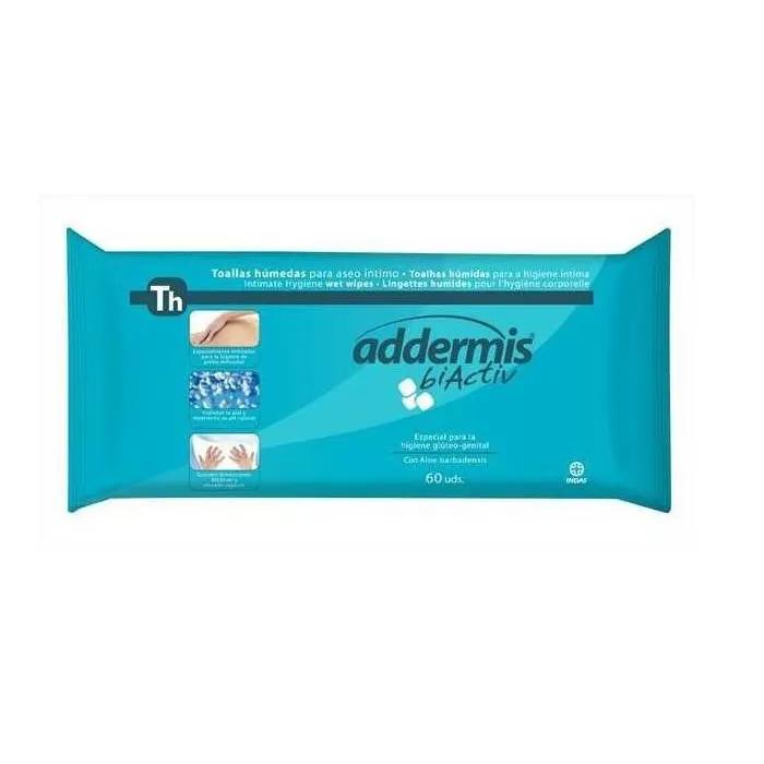 Addermis салфетки для взрослых алоэ вера 60 шт.
