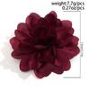 Unqiue Flower Brooch Lapel Pin Stylish Oversized Fabric Flower Pin for Business Professionals and Wedding Celebrants