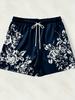 The latest pattern print summer trendy shorts and beach pants, casual style, floral theme design