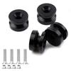 Pack of 4 Motorcycle Tail Box Quick Release Mounting Pads Aluminum Alloy with Antislip Rubber for Stability Accessories
