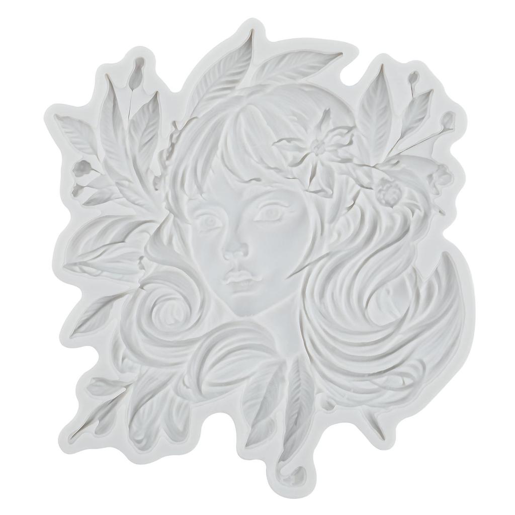 Goddess Silicone Mold Lady Avatar Fondant Molds Cake Decorating Tools Theme Cake Dessert Decorated Chocolate Candy Mold