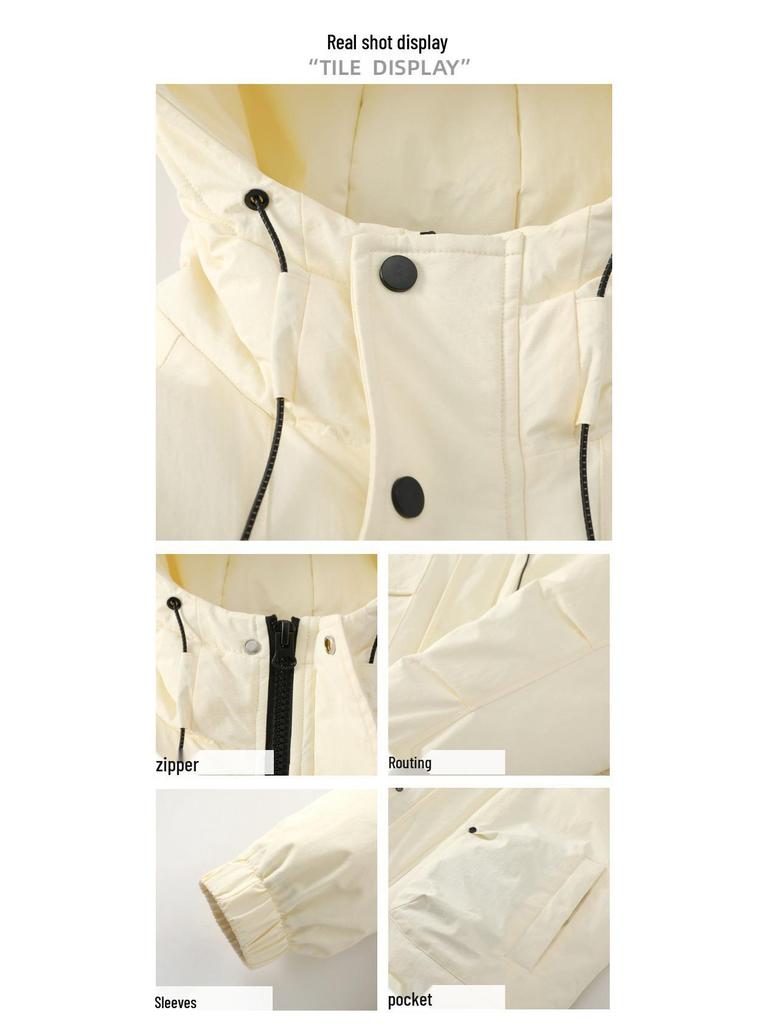 Japanese Style Windproof Hooded Down Jacket - Winter Casual Mountaineering Sportswear