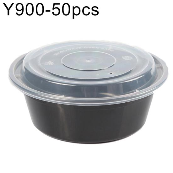 

Новейшие 50 шт. одноразовые круглые/прямоугольные/квадратные миски для кухни, контейнер для салата и пикника Round Y900