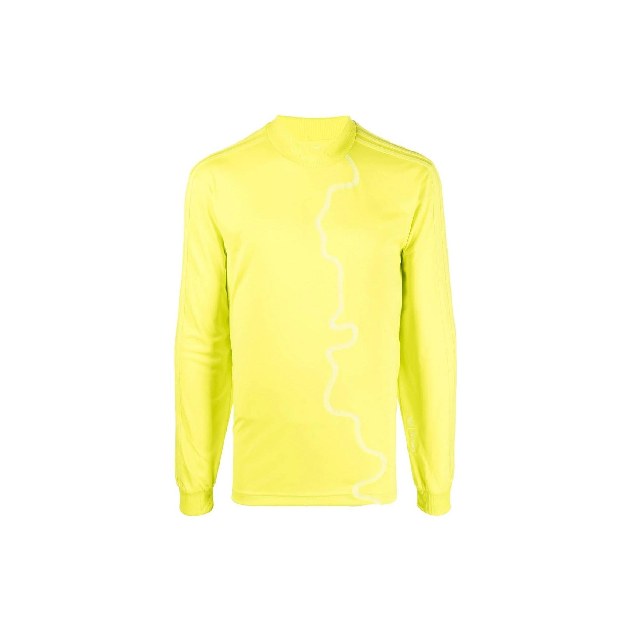 Men s adidas Abstract Pattern Printing Stripe Long Sleeves Yellow H58036 S