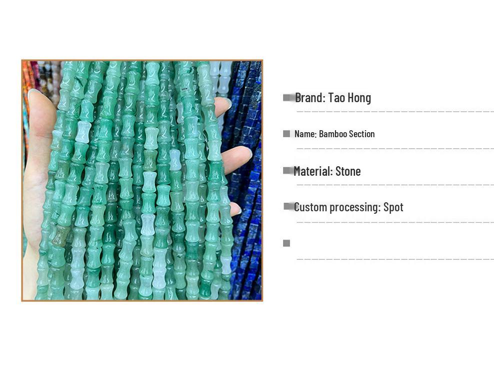 Natural Stone 5x12mm Tube Gemstone Beads for DIY Jewelry Making