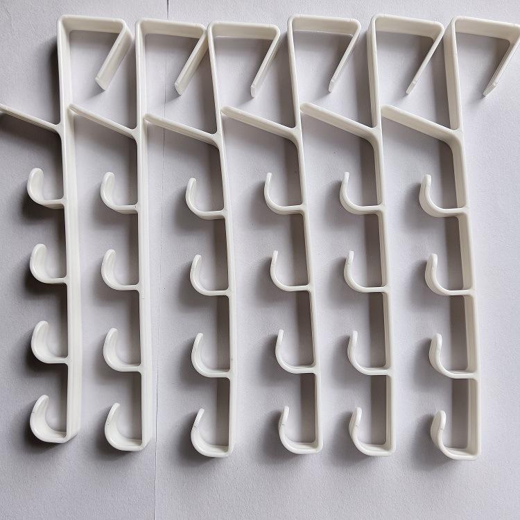 Hanger Connection Hook Behind Door Hook Bag Hanger Household Dormitory Storage Wall Hanging Door Long Row Hanger