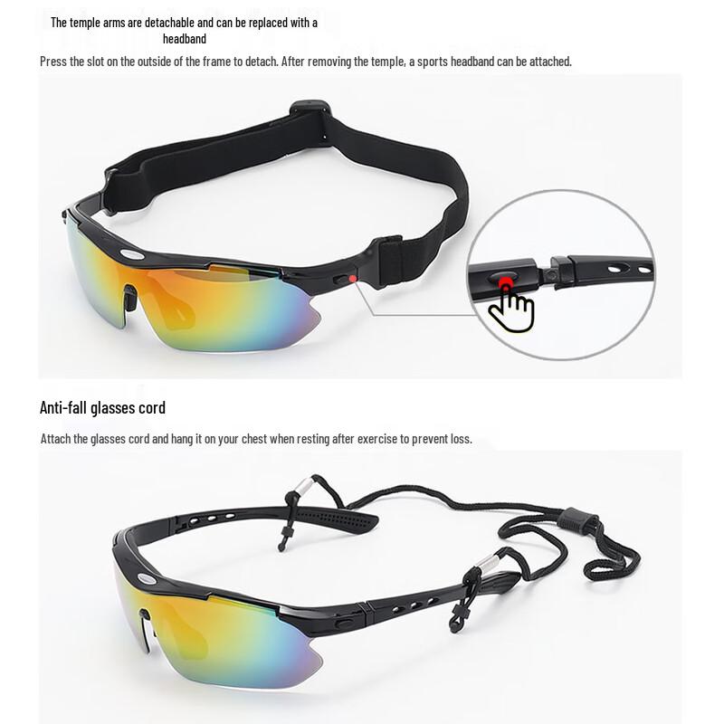 Lishi Winddichte Buiten Sport Zonnebril