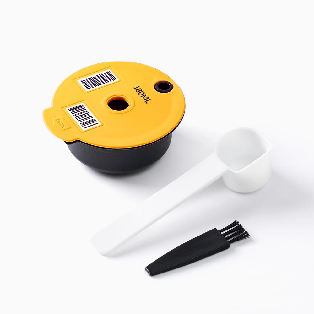 

Многоразовые капсульные кофейные капсулы для машины BOSCH Tassimo Happy Vivy из нержавеющей стали, многоразовый фильтр для кофеварки 180 мл/220 мл