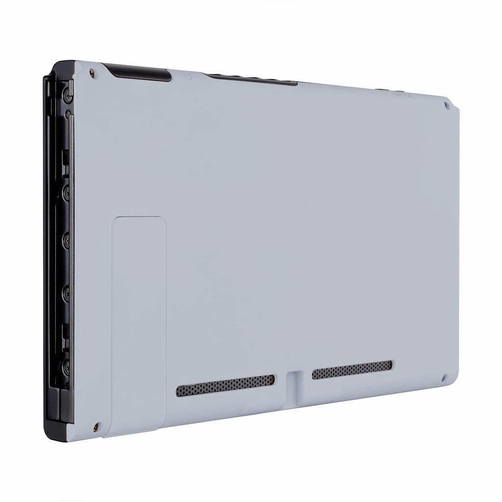 EXtremeRate Carcaça Traseira DIY para Console Switch com Suporte de Apoio Não Esperança (Joy-Con incluído) [Novo Cinza]
