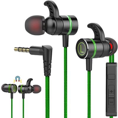 Funnis Wired Earphones, Multifunctional Earphones with Microphone, Stereo Surround Earphones, Noise Cancelling Earphones, 3.5mm Wired Gaming