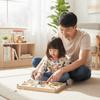 Wooden Board Magnetic Color Sorting Maze Magnetic Beads Montessori Wooden Puzzle  For Boys Girls