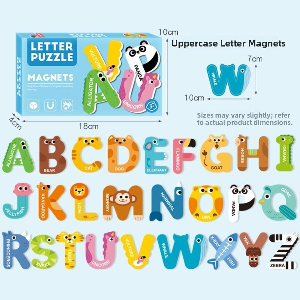 Montessori Fridge Magnets Matching Puzzle Animal Magnets Early Education