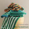 Thickened Pure Cotton Striped Face Towel - Soft, Strong Absorption, Durable & Shed-Resistant