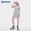 Fila Fusion Women's Casual V-Neck Knit Dress