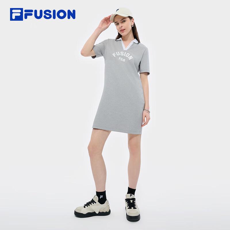 Fila Fusion Women's Casual V-Neck Knit Dress