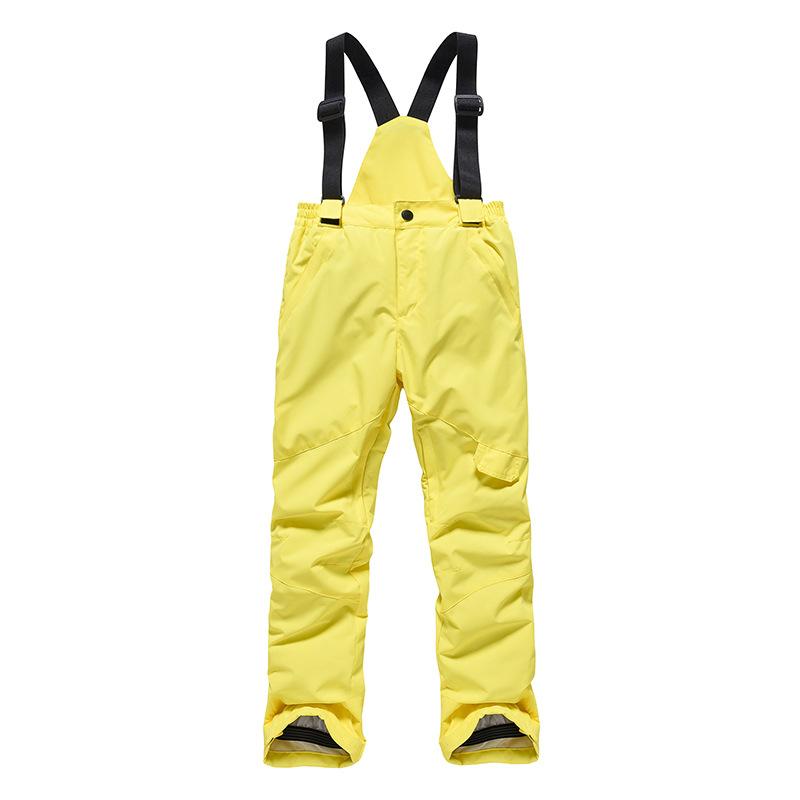 New Style Kids Boys Girls Skiing Pants High Quality Windproof Waterproof Ski Pants Children Warm Winter Snow Snowboard Trousers