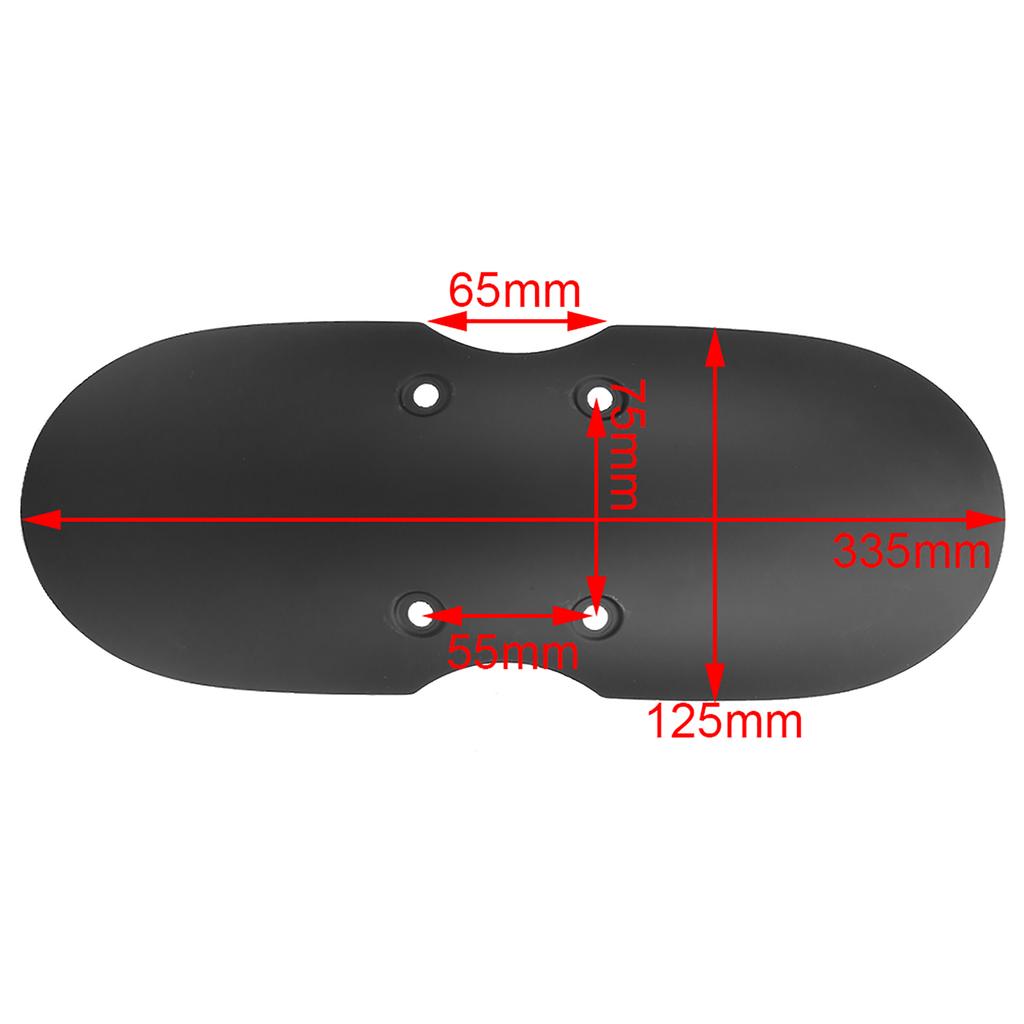 Motorcycle Front Mudguard Fit for T100 2001-2016 (Red)