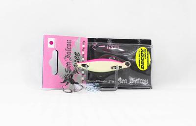 Sea Falcon Metalljig Pesce 30 Gramm 11 Voll leuchtendes Pink (1917)