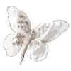 Butterflies with Clip for Wedding and Home Florals Decorations Jewelry Craft Supplies Butterfly Christmas Party Ornament