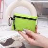 Canvas Mini Coin Purse Simple Zipper Storage Pouch Money Pocket Cute Wallet for Women Men Kids