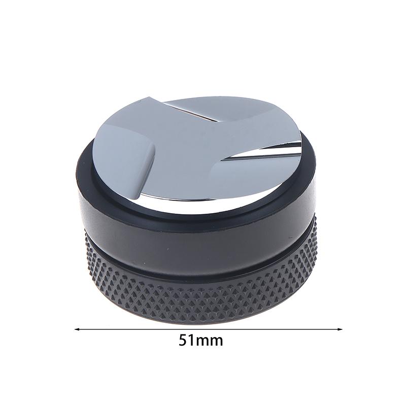 Coffee Distributor Espresso Distribution Tool/Leveler 3 Angled Slopes Adjustable Palm Tamper Fits 51/53/58Mm Portafilter 1Pc