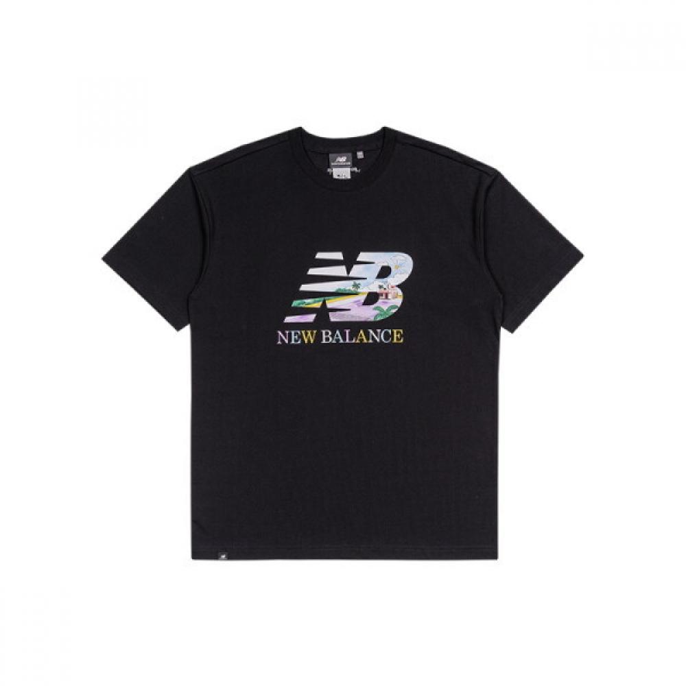 

New Balance Футболка New Balance Sport Club Nb с большим логотипом Nbnec226 L(100)