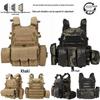 Children's Tactical Camouflage Bulletproof Vest Level III Armor for Outdoor Summer Camp