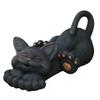 Whimsical Cat Sculpture Lounging Garden Art Statue Outdoor&Indoor Ornament Decor