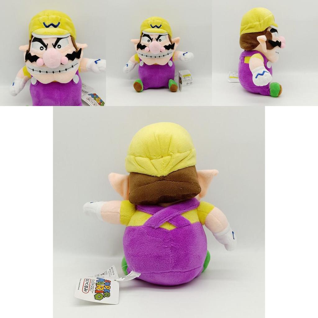 Rare Nintendo Super Mario Bros Plush Toy Wario 11 Inch Stuffed Animal Doll For Collectors