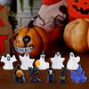 13PCS Halloween Figurine  Landscape Desktop Decoration Set Miniature  Ornament Resin Crafts For Party Home