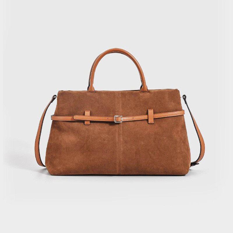 Autumn and Winter Lazy Style Tote Bag 2026 Retro Versatile Handheld Crossbody Bag Fashi Versatile Matte Suede Shoulder Bag