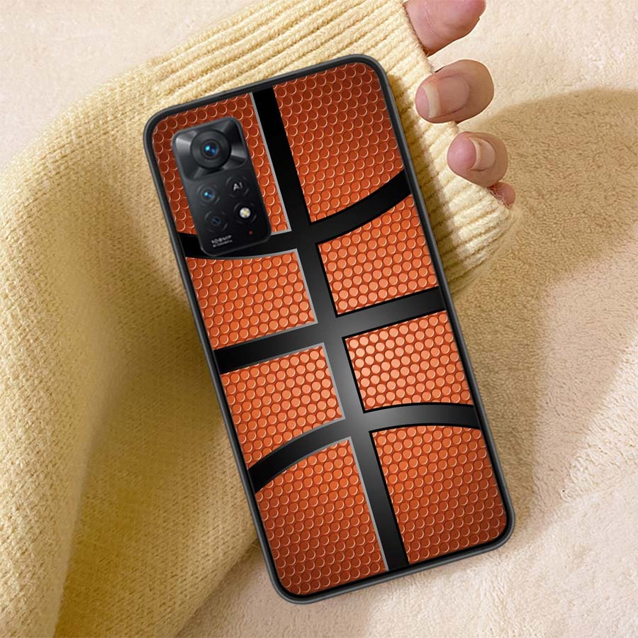 Basketball Basket Phone Case For Redmi 13C 14C Note 14 13 Pro Plus 5G Clear Capa 12 12C 10A 10C 10 9A 9C 9T 9 8 Pro Cover TPU Sh