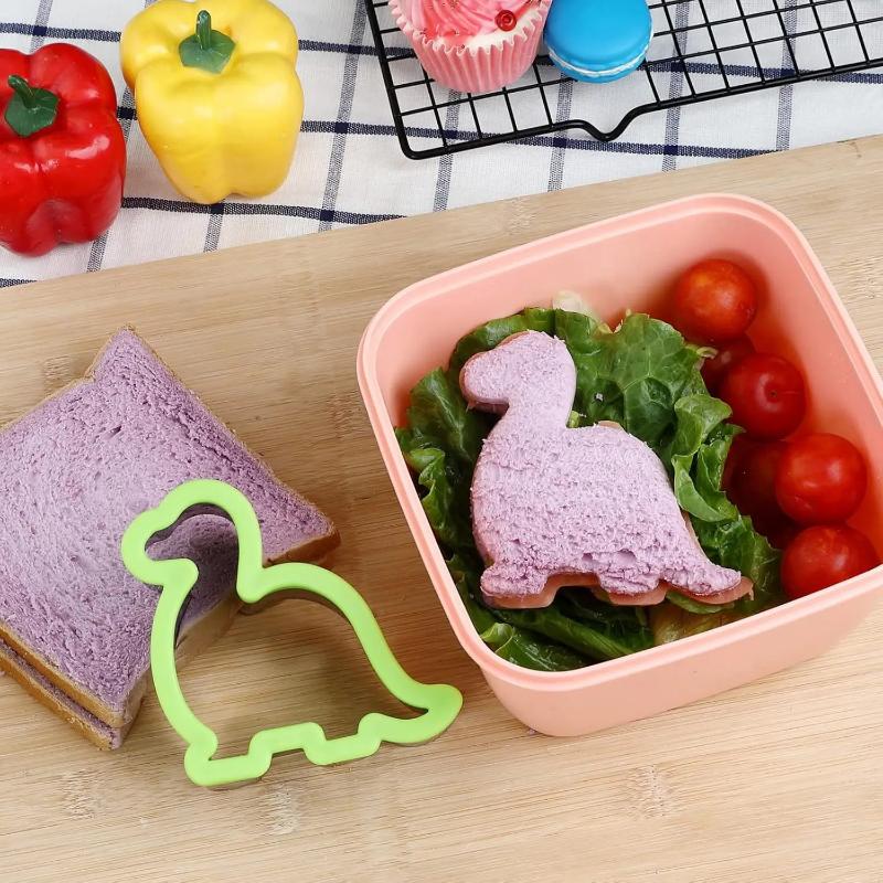 Stainless Steel Sandwich Cutter Reusable Cute Pattern Molds for Bread Cookie Fruit Cutting Home Baking Use