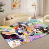 3DPretty Guardian Sailor Moon Pattern Rug, Non-slip Floor Mat, Suitable for Children's Playrooms, Bedrooms, Crawling Mats, Stain