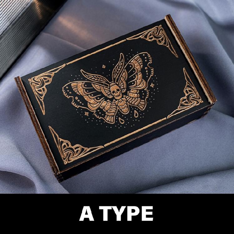 Push Pull Tarot Cards Box Wood Storage Case Portable Card Container Divination Storage Box Card Container Easy to Carry