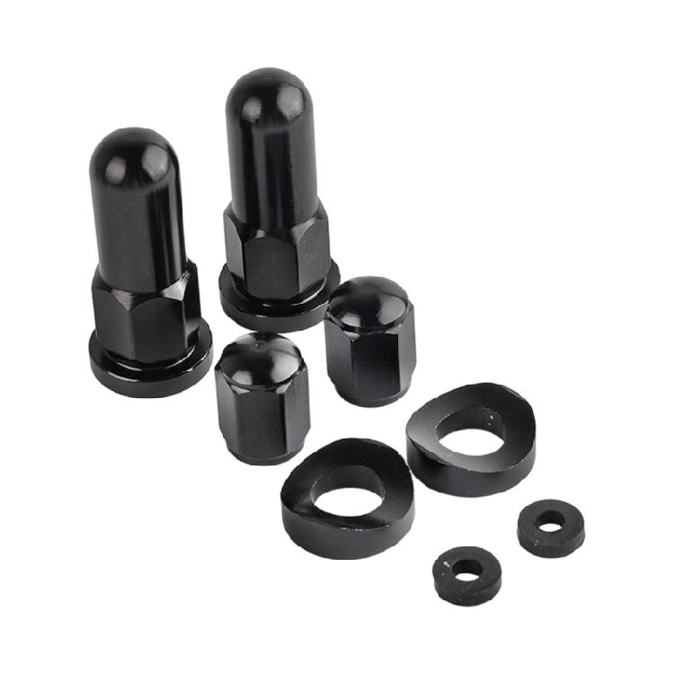 

Motorcycle Rims Locking Nuts Metal Construction Secure Grip For Extended Rides Lock Nut Spacer Kit чорний