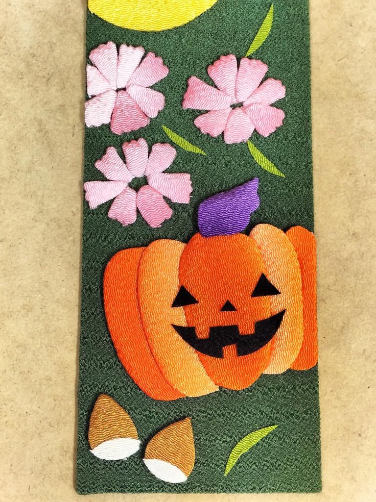 Halloween and Autumn Cherry Chirimen Craft Kit "October Blossoms"