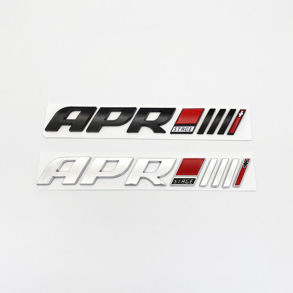 3D ABS APR Stage III 3+ Logo Badge Sticker Car Side Fender Rear Trunk Emblem Decal