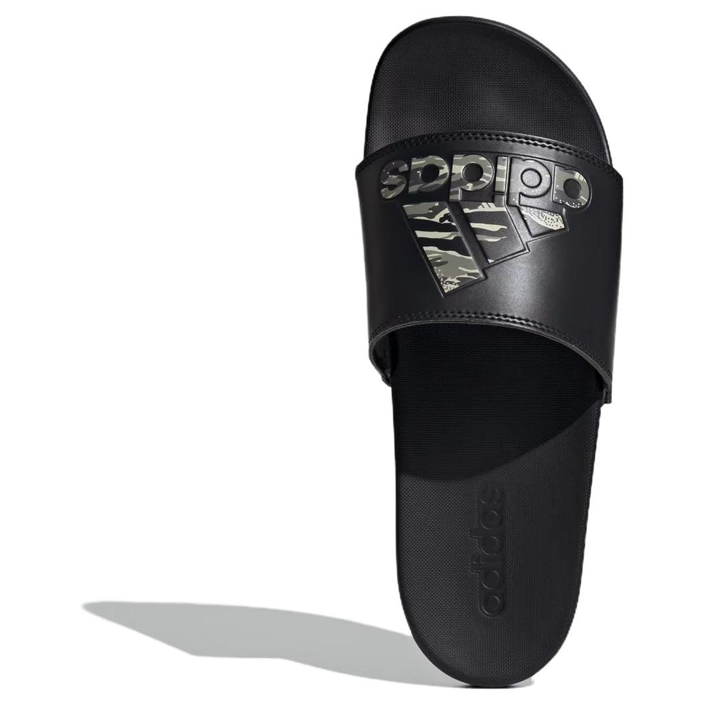 Adidas Adilette Comfort Slide Black Camo Unisex Sneakers Core-Black Silver-Pebble JP7083