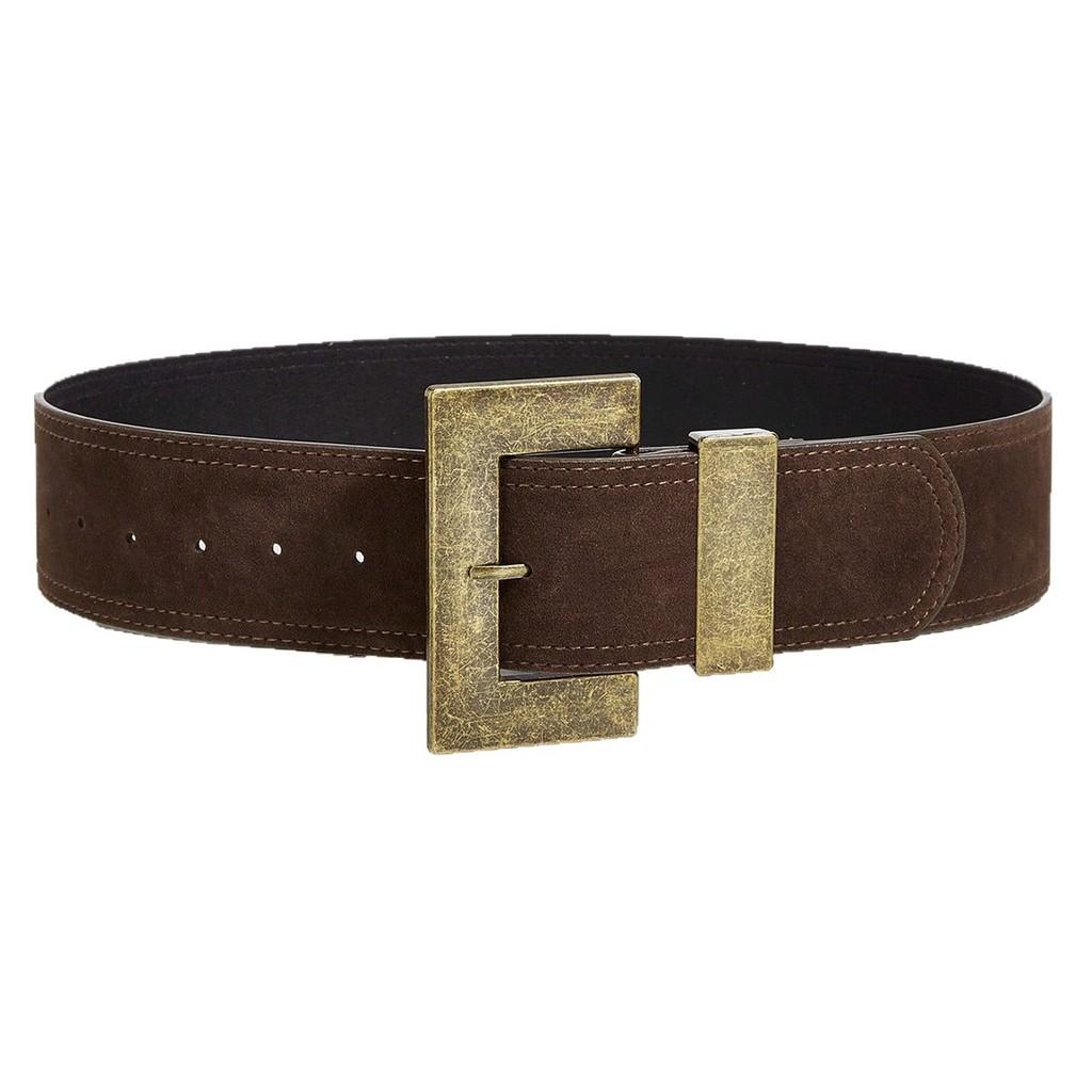 Style Rivet Leather Belt With Alloy Pin Buckle For Casual Outfits And Street Fashion