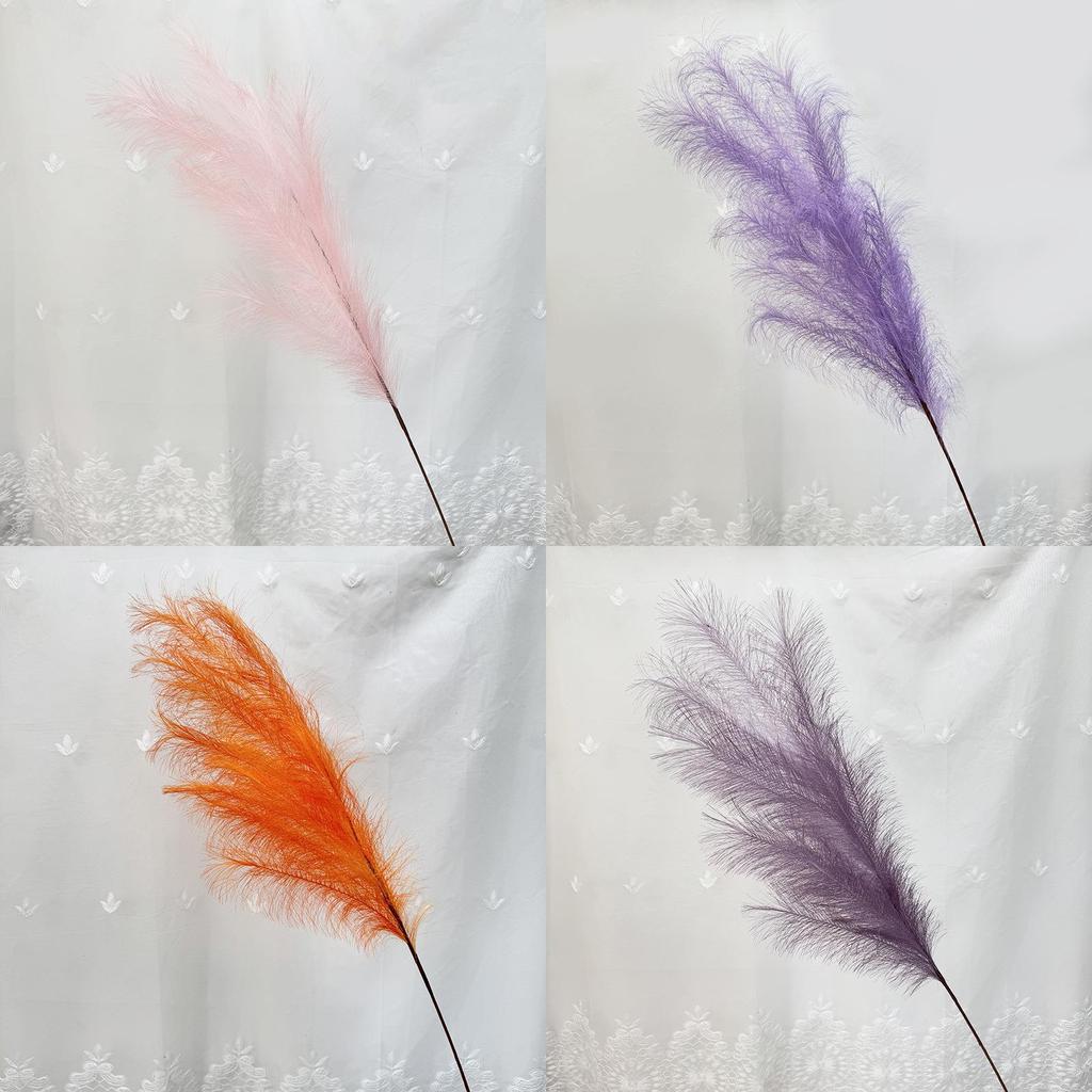 Wedding Decor Artificial Phragmites Hirsuta With Polyester Fabric For Home And Event Displays