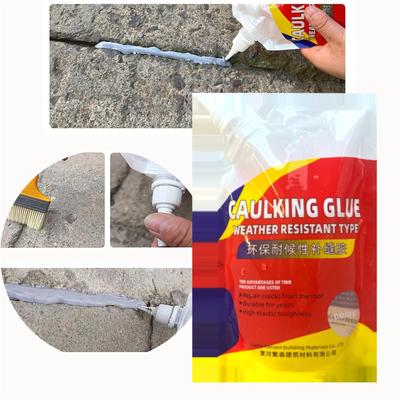 Wasserdichtes Dichtungsmittel zum Ausbessern von Rissen in Betonplatten, wetterbeständiger Dichtungskleber, schnelltrocknender Dichtungskleber, 400 ml