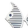 3 Pcs Wood Fish Nautical Wall Decor Rustic Farmhouse Ocean Fish
