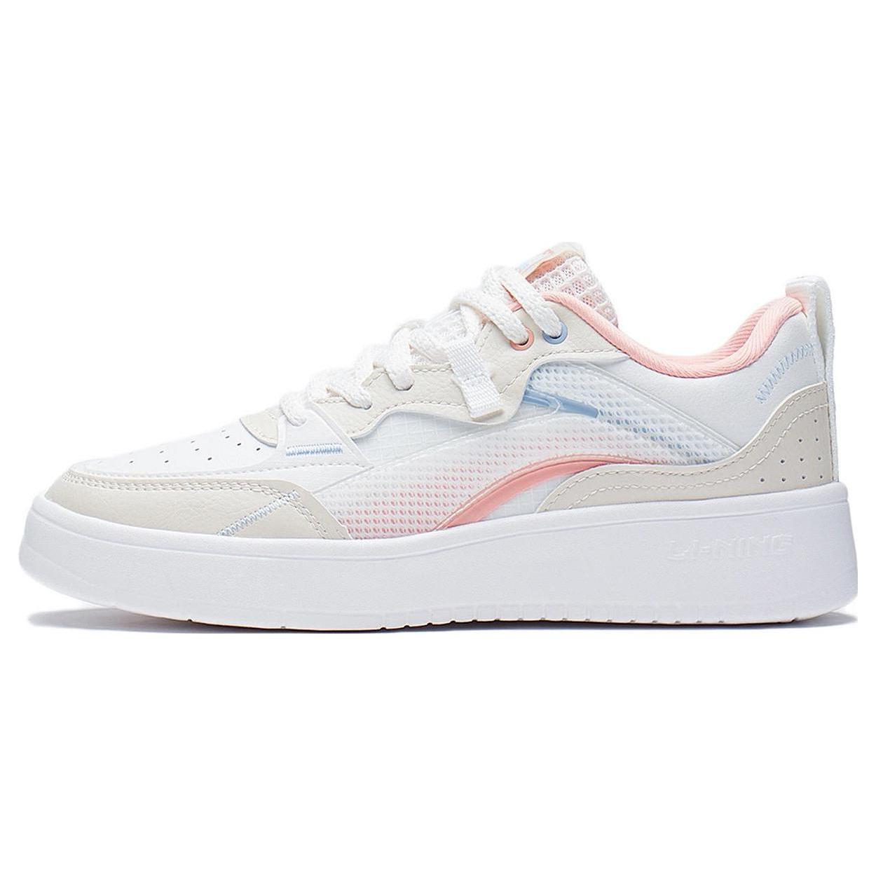 

Li Ning Casual Slip Resistant, Abrasion Resistant, Lightweight Low top Skateboard Shoes Women s White AGCS086-1 37.5