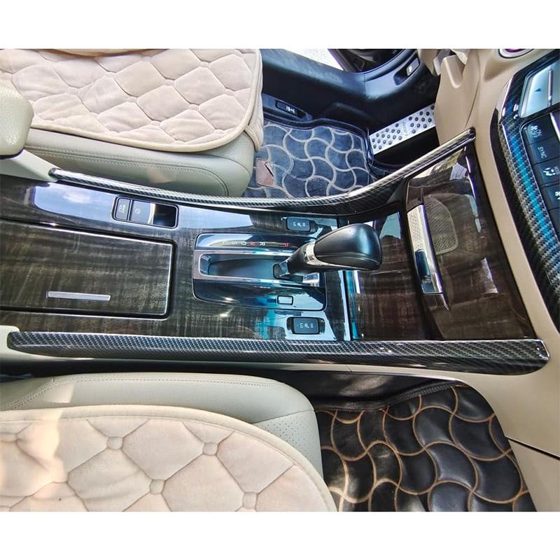 2pcs/Set ABS Carbon Fiber Car Center Control Side Trim Strip Sticker Auto Interior Accessories For Honda Accord 13-17