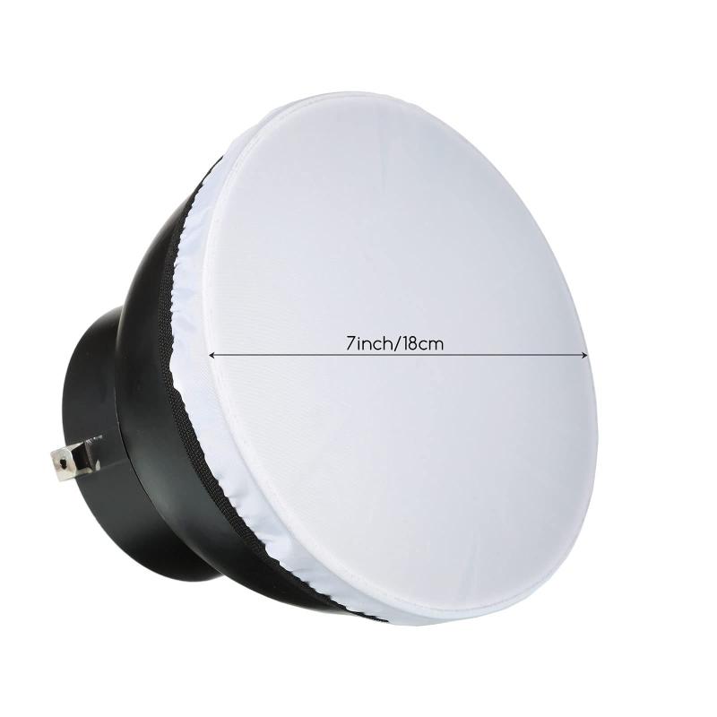 Soft Light Cloth Cover Soft Light Cloth 7" 180Mm Soft Light Diffuser Protective Cover Studio Light Diffuser Sock